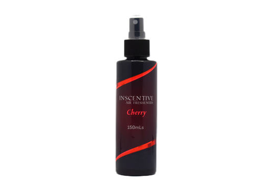 Indulge in the sweet allure of cherry with our air freshener spray - a burst of fruity delight to infuse your space with a tantalizing aroma.