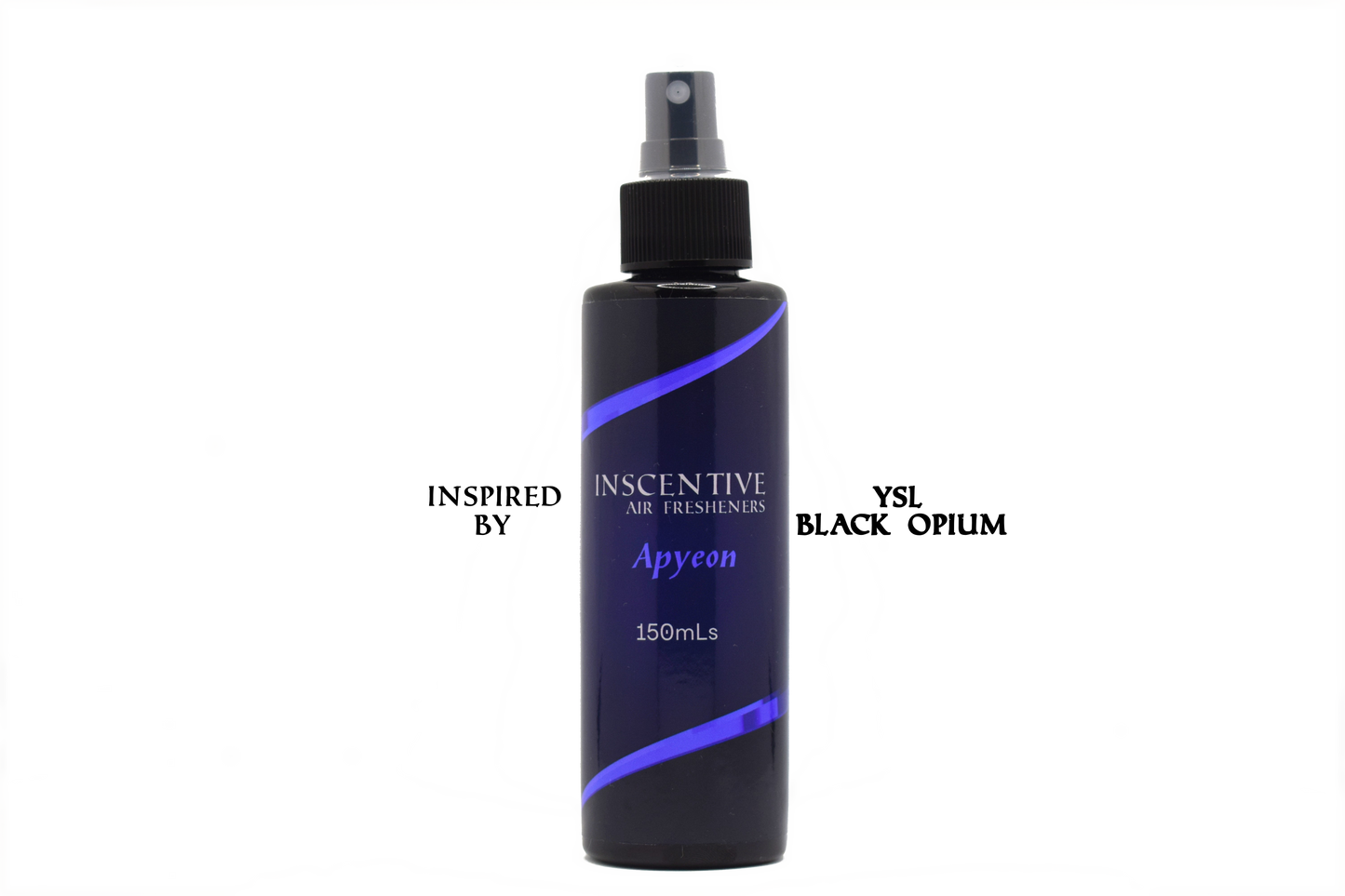 Immerse yourself in the alluring aroma of Apyeon, inspired by YSL Black Opium, with our air freshener spray - a captivating blend of sensuality and sophistication to enchant your surroundings.