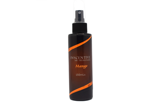 Freshen up any space with our aromatic mango air freshener spray - a delightful burst of tropical fragrance to invigorate your senses.